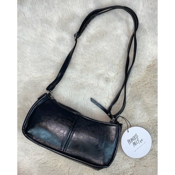 Princess Polly Handbags - NWT PRINCESS POLLY Black Marano Bag Small Purse Handbag Y2K Style